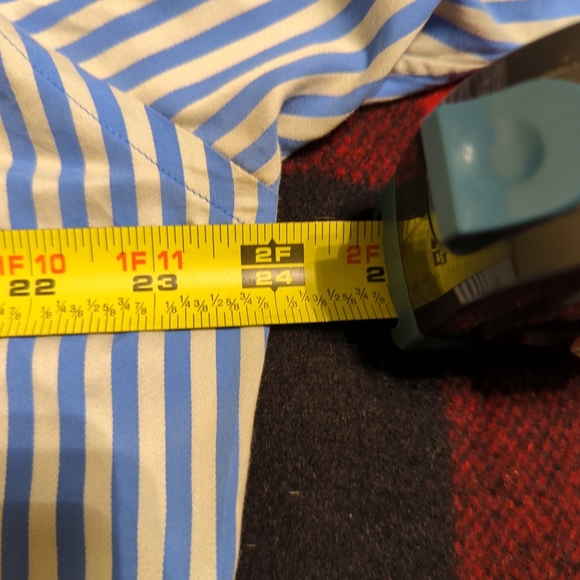 Robert Graham Classic Fit Multicolor striped Button Down Shirt Flip Cuff Men's L - Picture 7 of 8
